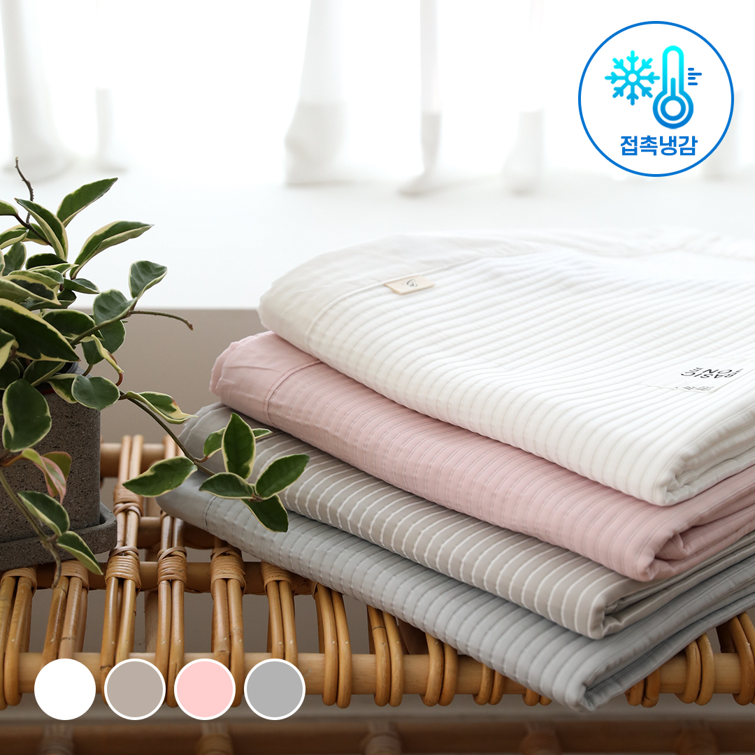 여름 냉감패드 고정밴드 휴비스 듀라론 쿨 냉감 침대패드 4색상