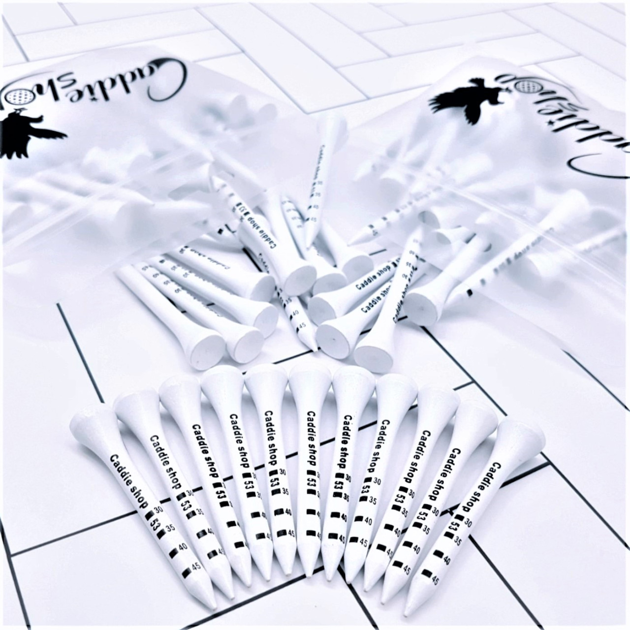 눈금티 나무 골프 롱티샷 드라이버 골프티 꽂이 핀 이미지 2