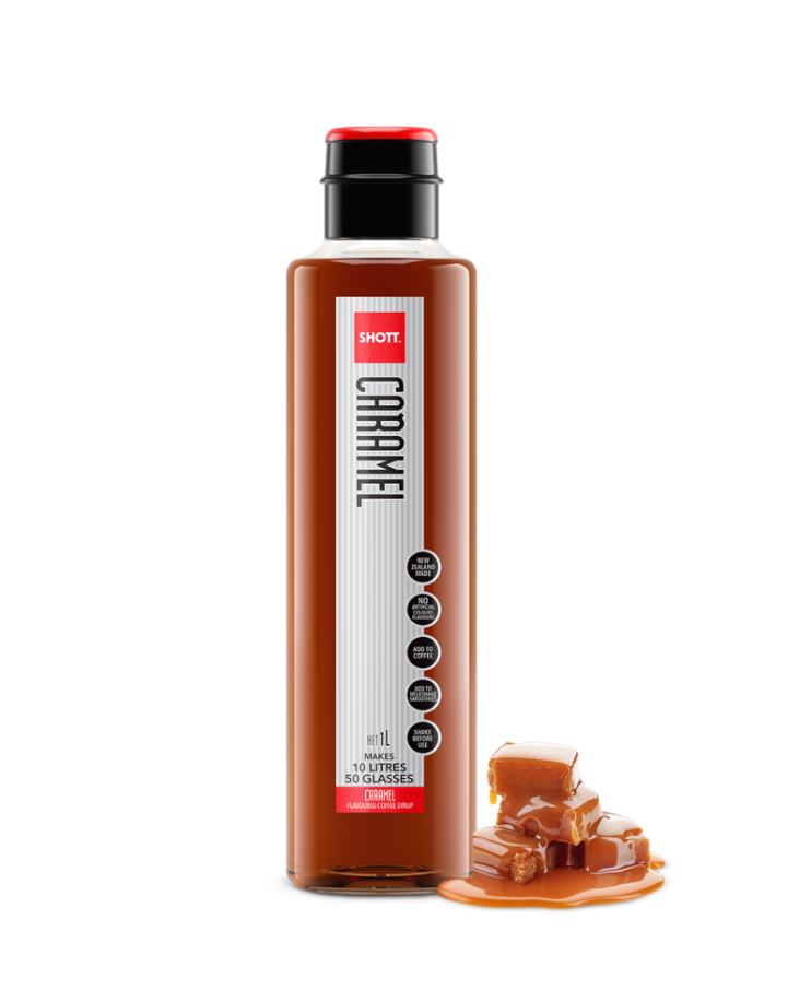 SHOTT 샷 시럽 카라멜 1000ml - 메인 이미지
