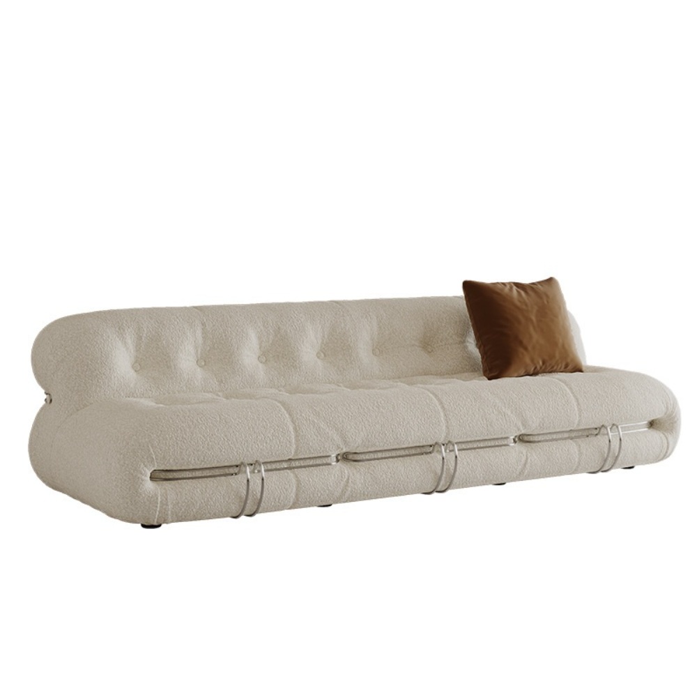 소리아나 라운지 카페 패브릭 소파 3인