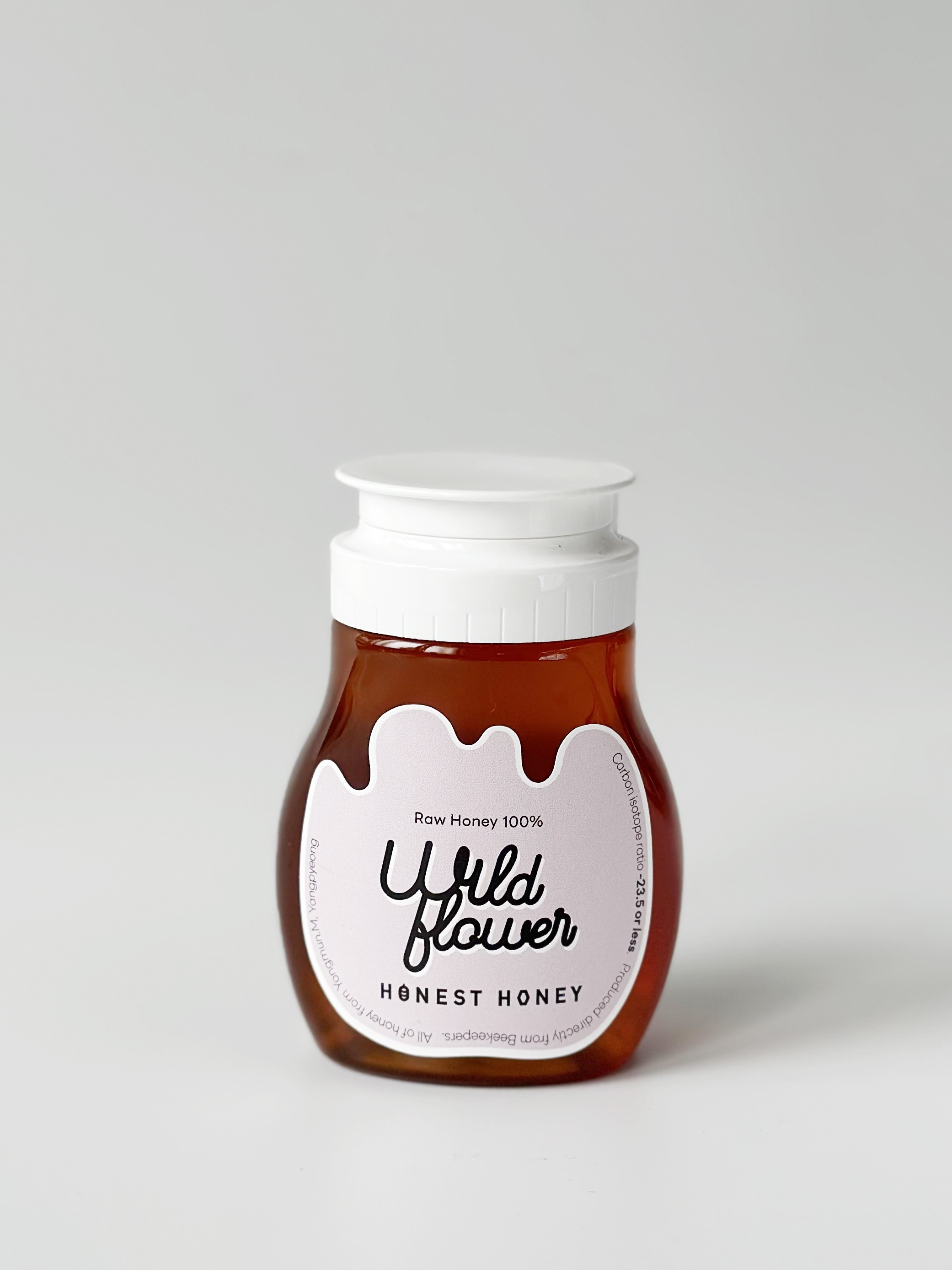 로우허니 튜브꿀 와일드 야생화꿀 (250g) 자연산 국산 천연 벌꿀 100% 이미지 7