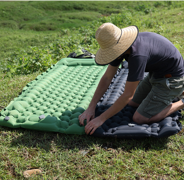 애니윙 연결가능한 초경량 방수 방습 자충식 캠핑 에어매트 1인용 다인용