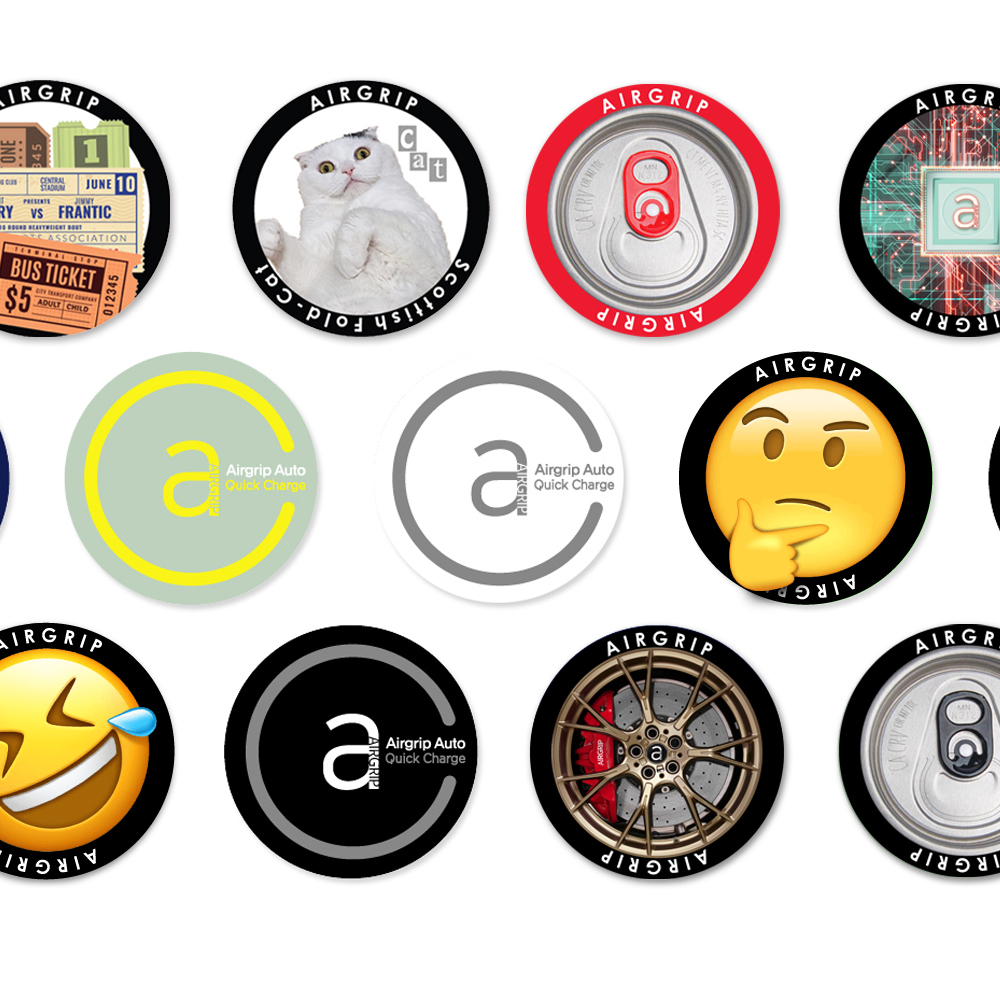 에어그립 맥세이프 링 스티커 자석 플레이트 네오디움 qi2 케이스 부착용 부착력 강화 제품 이미지