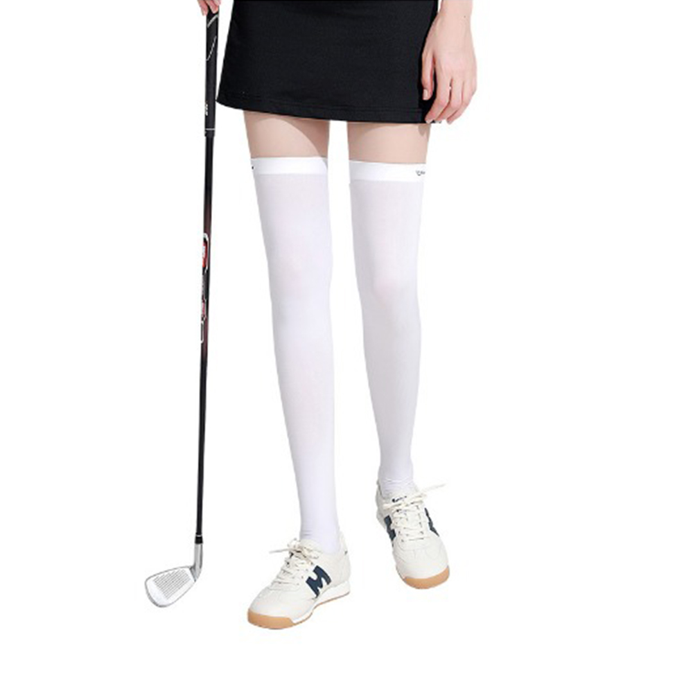 golf1004 골프 오버니삭스 자외선차단 쿨 스타킹 양말 - 메인 이미지
