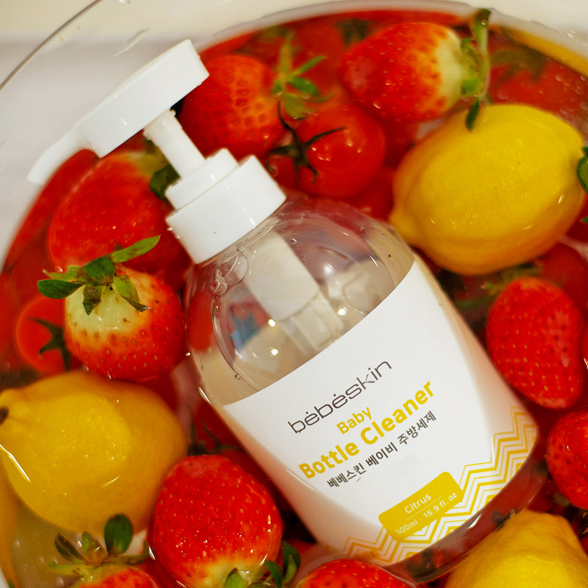 2+2 베베스킨 아기 유아 신생아 베이비 주방세제 젖병세정제 500ml 총 4개 - 상세 이미지 3