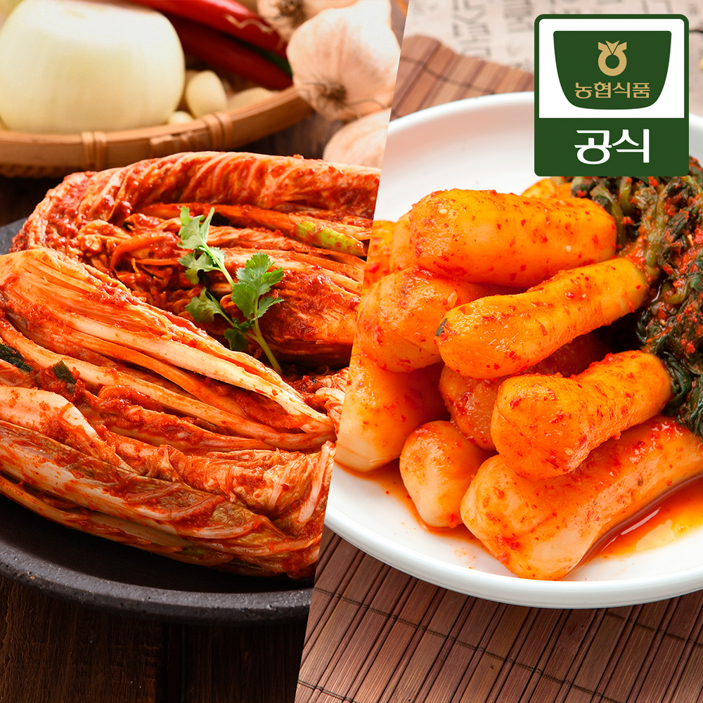 농협식품 한국농협김치 세트 (포기10kg+총각5kg)
