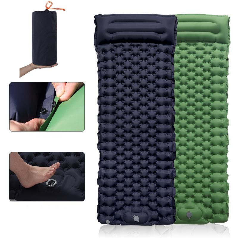 애니윙 연결가능한 초경량 방수 방습 자충식 캠핑 에어매트 1인용 다인용