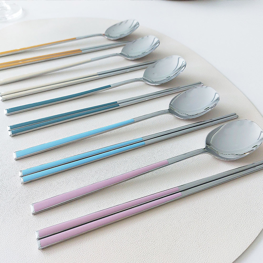 보겐 수저세트 육각세라믹 숟가락젓가락 국내생산 한식수저세트