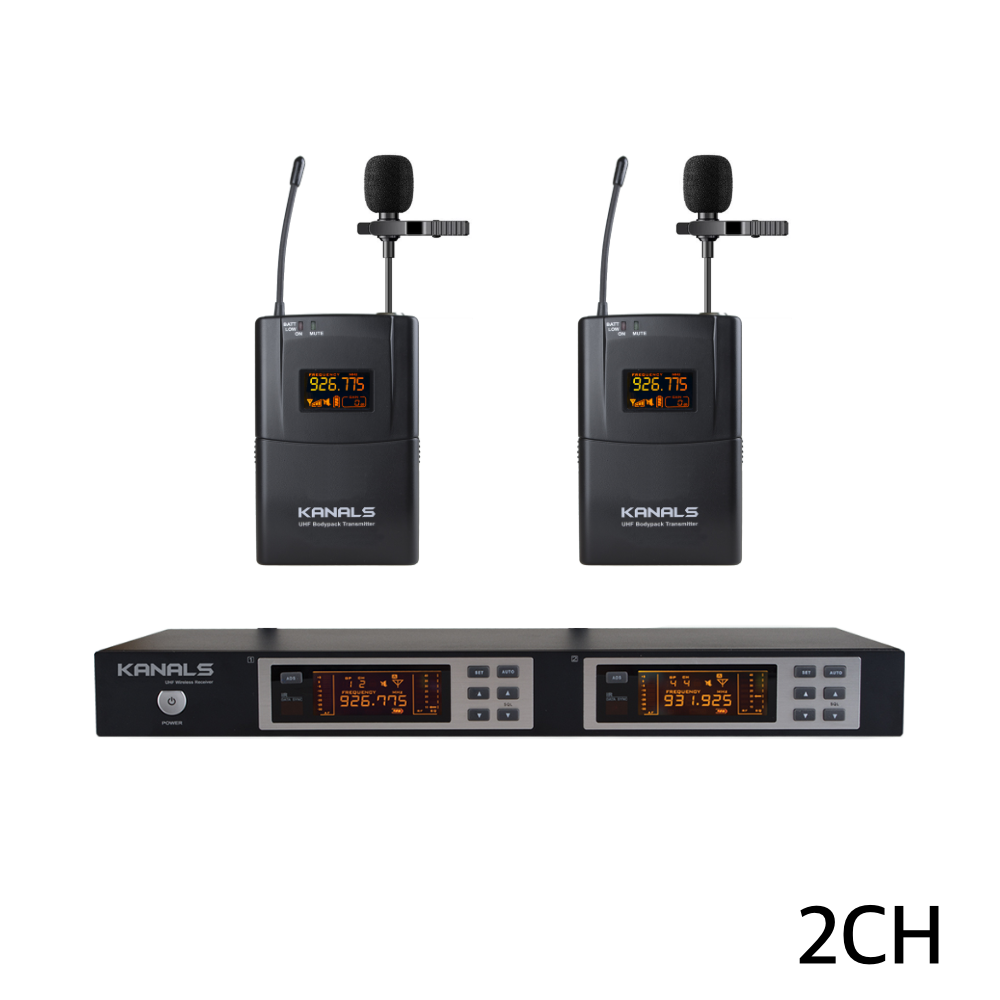 카날스 BK-2001A 공연 행사 무대 보컬 교회 무선마이크 세트 이미지 3