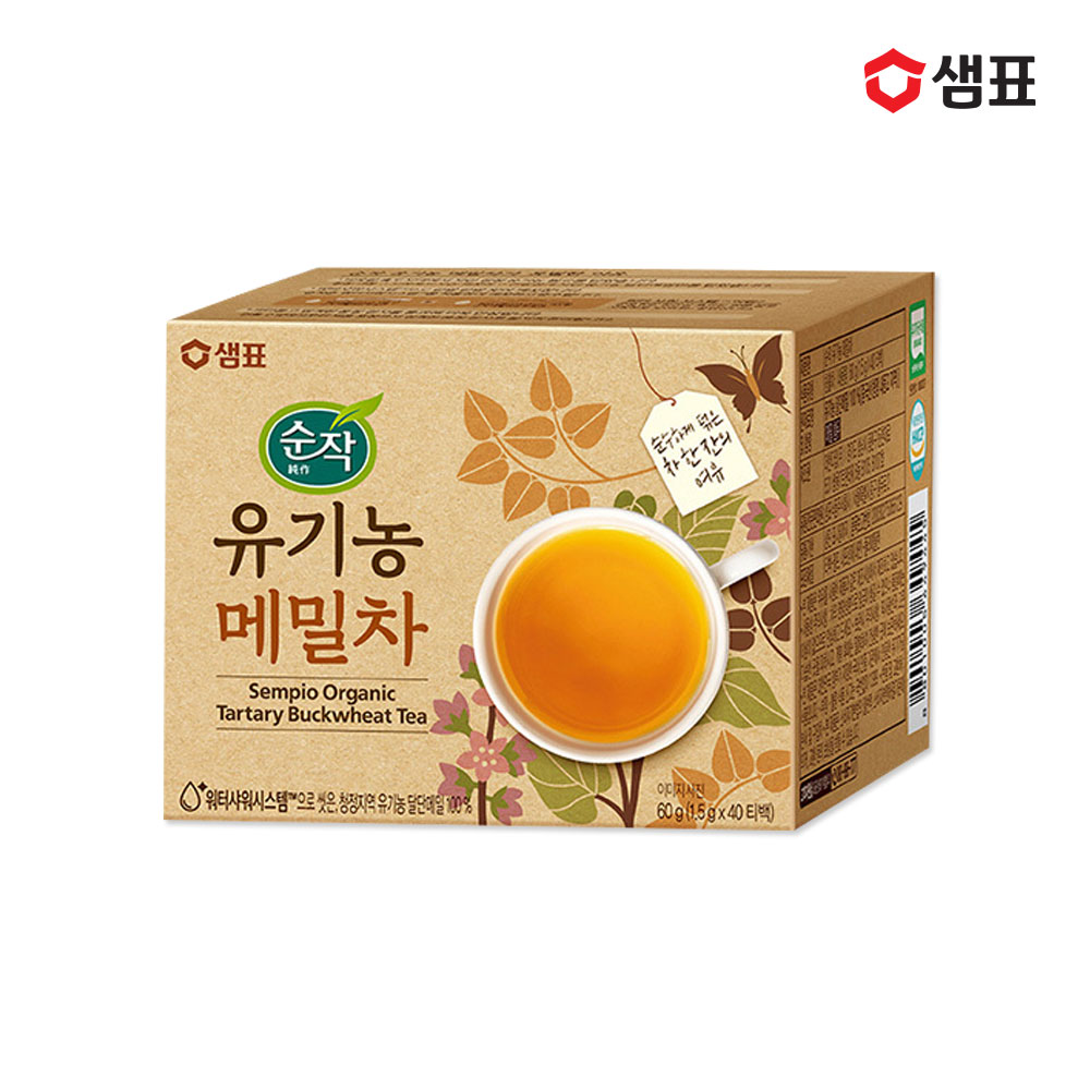 순작 유기농 고소한메밀차 40T - 상품 이미지