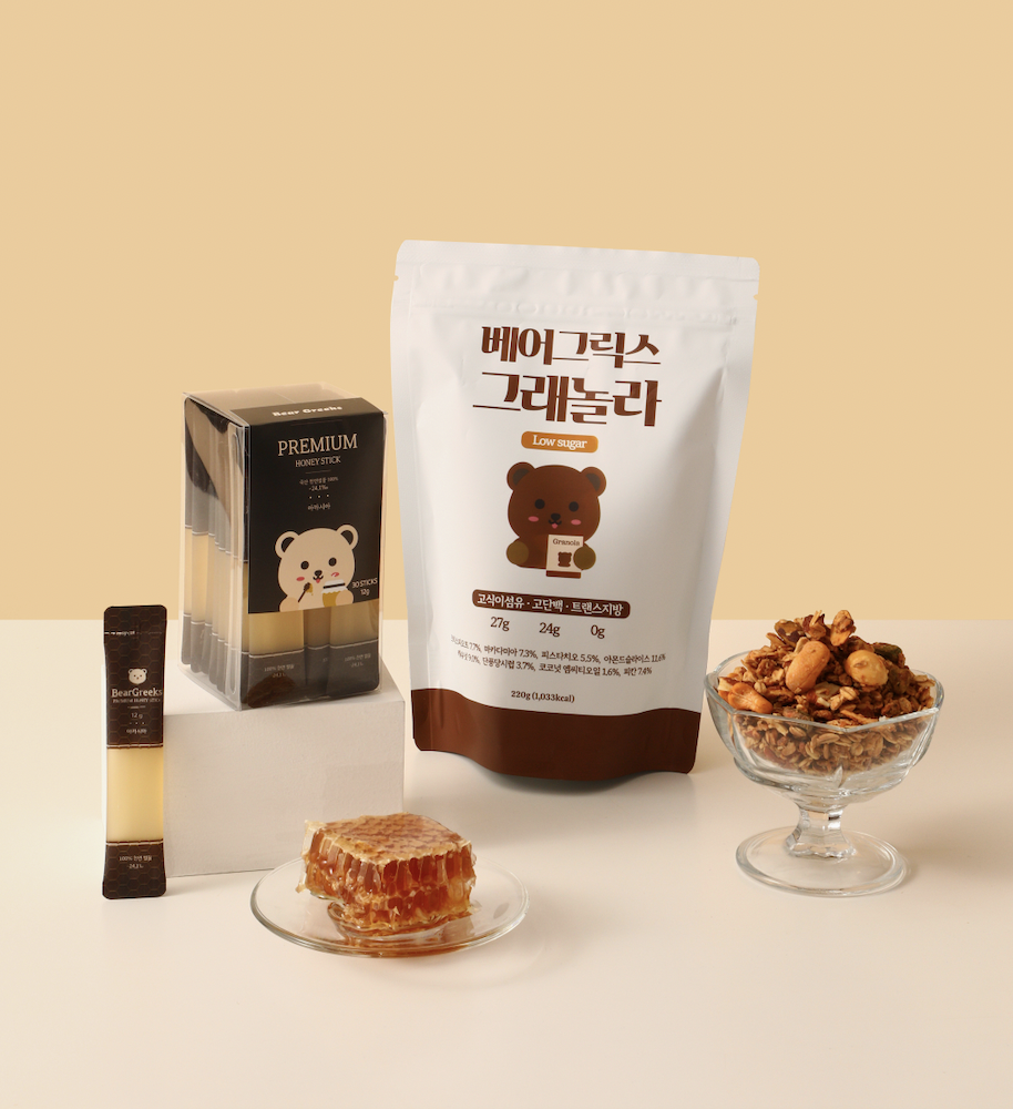 베어그릭스 저당 통곡물 그래놀라 오리지널 220g 이미지 3