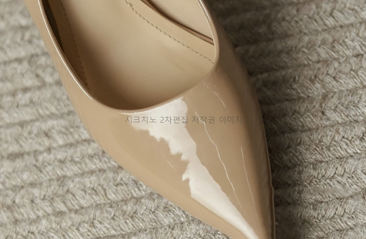 멜로미 10cm 스틸레토 에나멜 가보시 통굽 하이힐 2color 상세 이미지 23