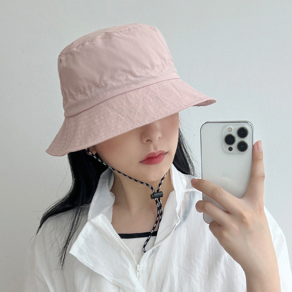 양면 포켓 버킷햇 캠핑 낚시 등산 휴대용 아웃도어 사파리 벙거지 바스락모자 이미지 8