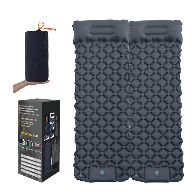 애니윙 연결가능한 초경량 방수 방습 자충식 캠핑 에어매트 1인용 다인용