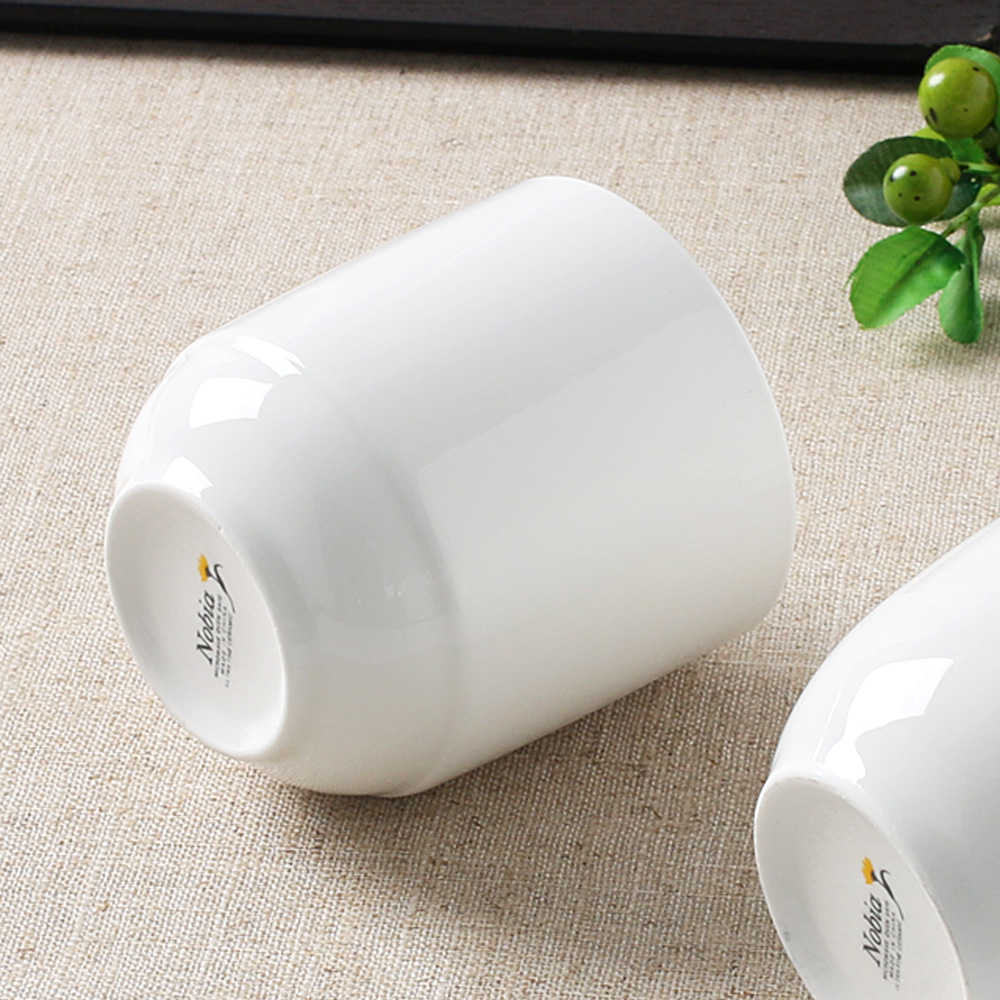 도자기 컵 물컵 업소용 컵 머그 식당 카페 210ml, 1개, 노아 - 상세 이미지 4