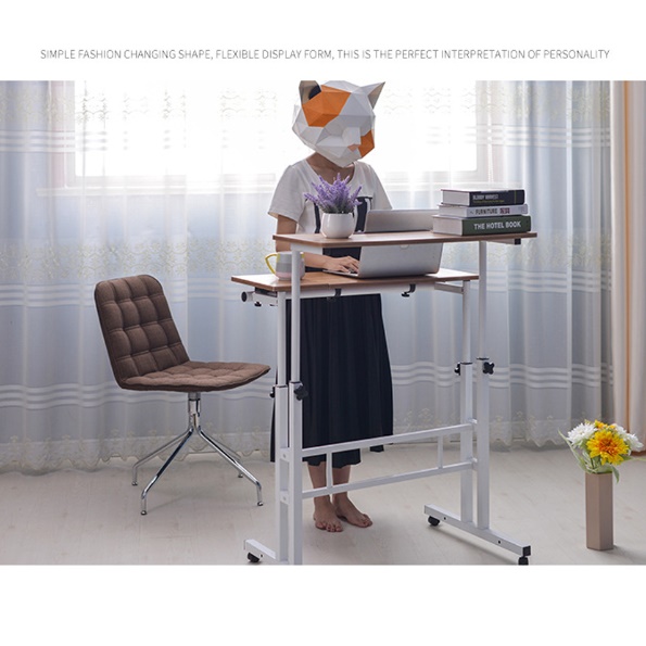 높낮이조절책상 스탠드형 책상 키다리 키높이 서서공부하는책상