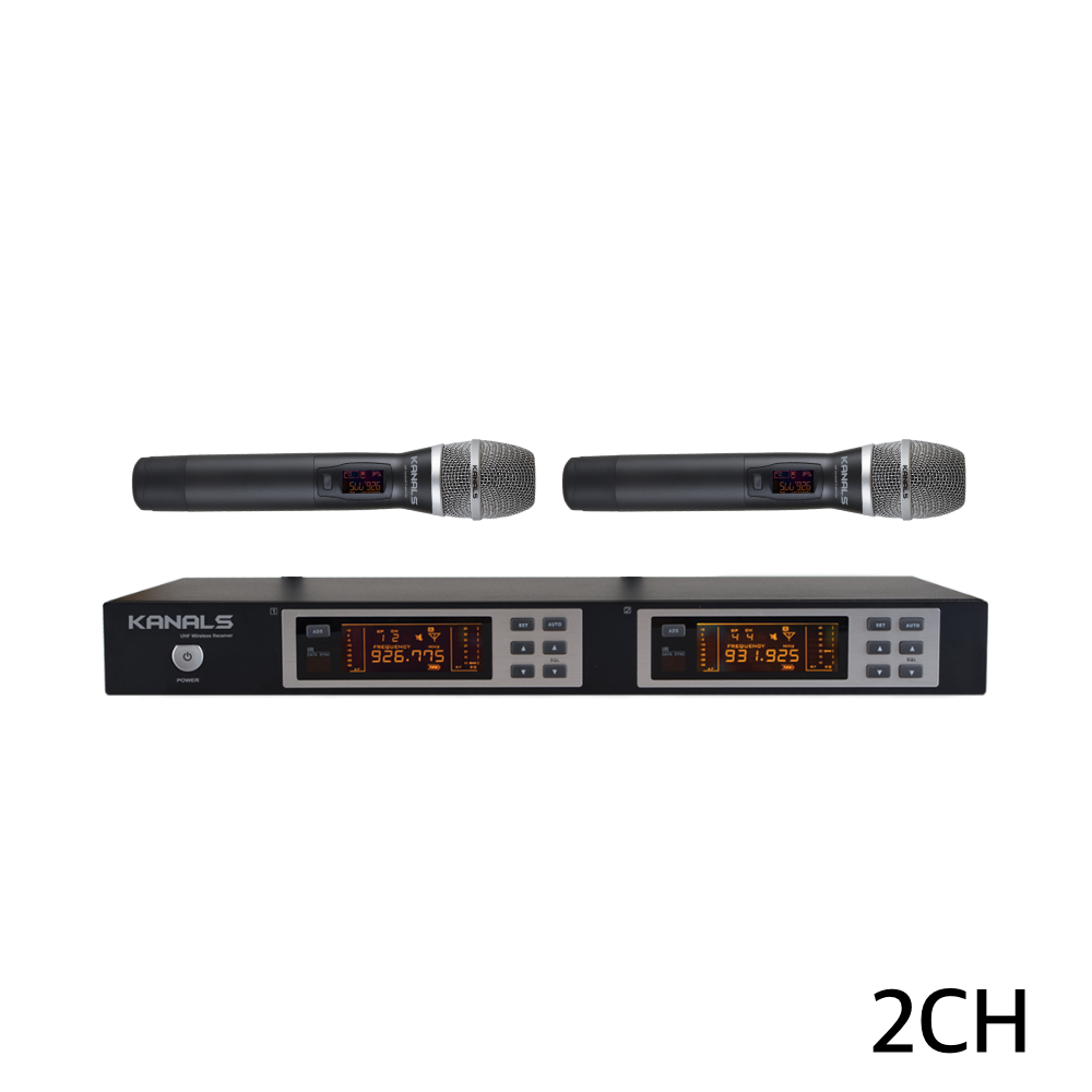 카날스 BK-2001A 공연 행사 무대 보컬 교회 무선마이크 세트 이미지 2