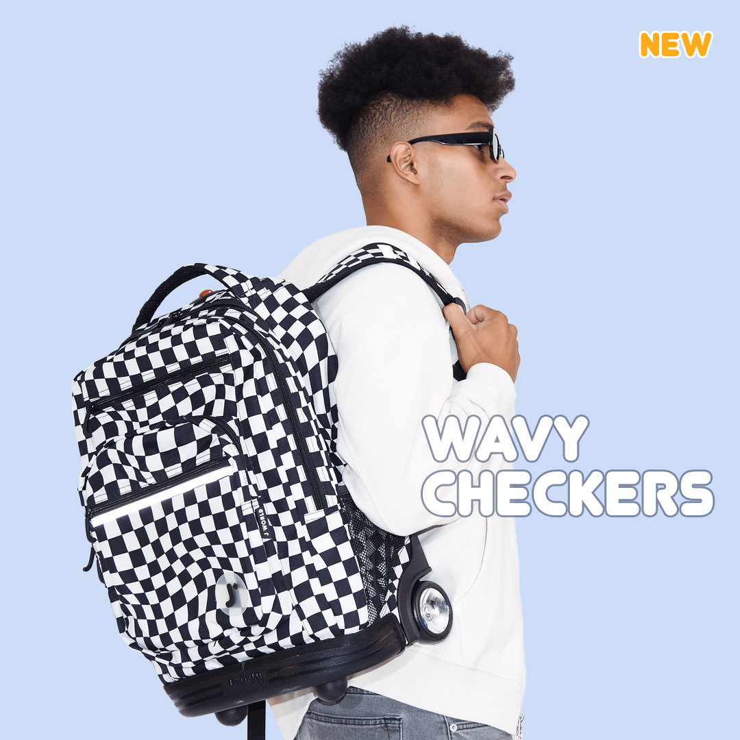 제이월드  51cm 롤링백팩 여행 캐리어 노트북수납 어학연수짐싸기(19인치)