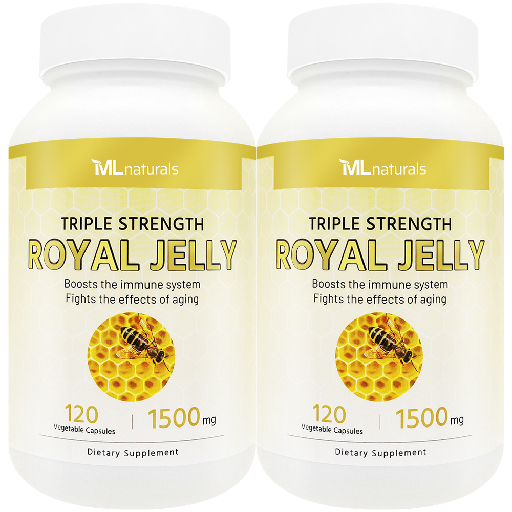 마이라이프내추럴스 로얄젤리 로열제리 1500mg 알약 120캡슐, 2개 - 메인 이미지