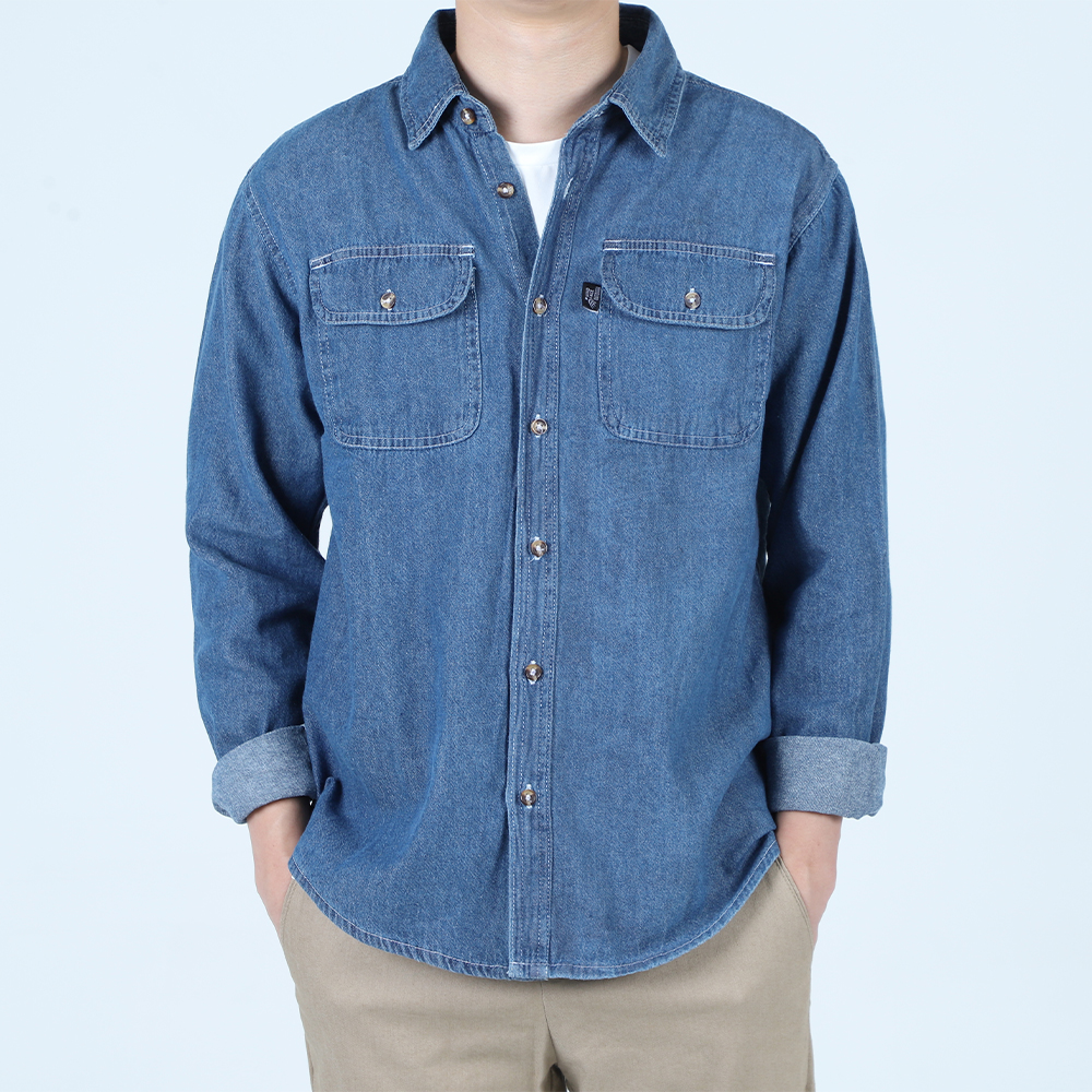 남자등산복상의 작업복티셔츠 긴팔 작업 스판 빅사이즈