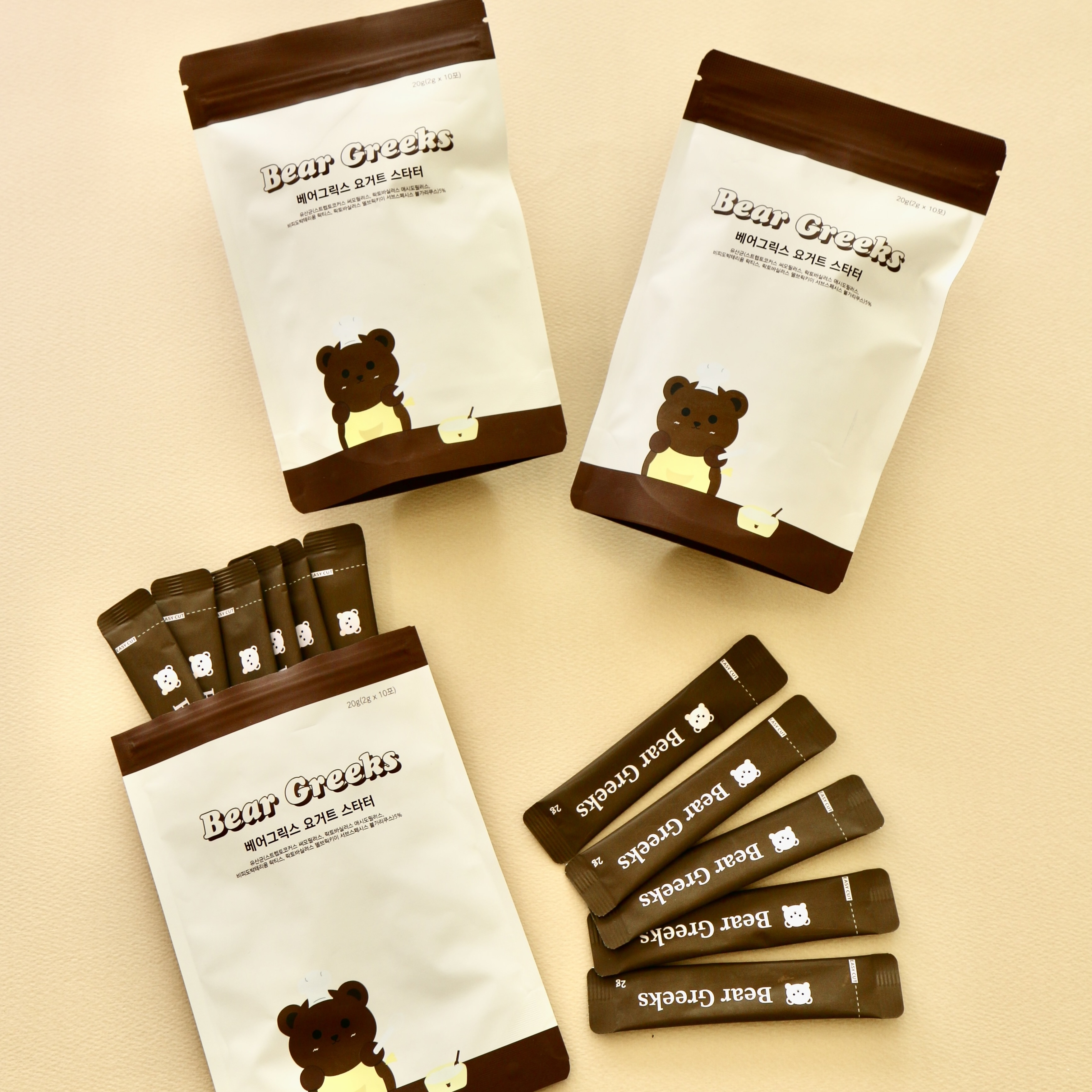 [할인구성] 베어그릭스 우유전용 요거트스타터 고소한 유산균 3PACK(30개입) - 상세 이미지 4