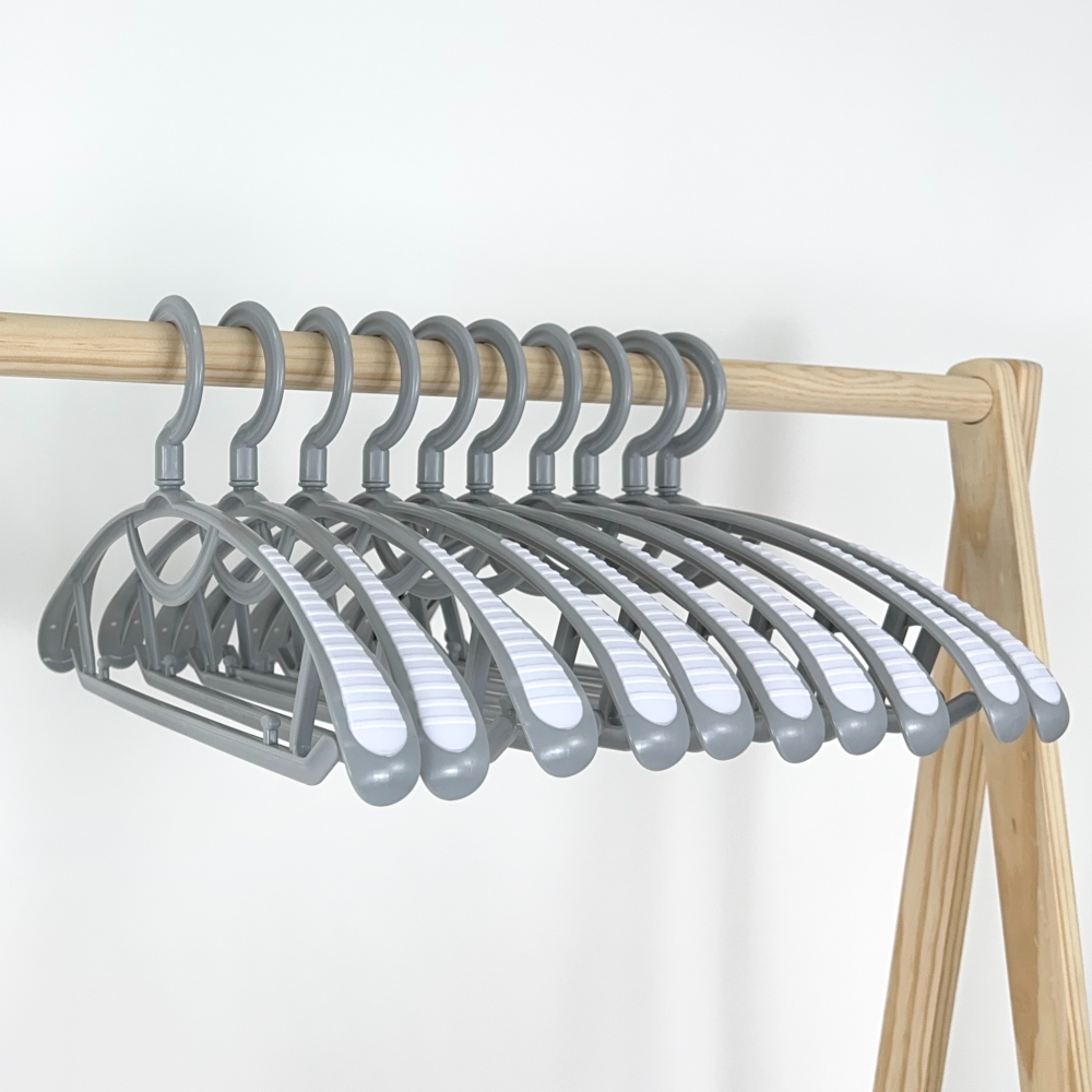 올지 올인원 회전 어깨뿔방지 옷걸이 그레이, 30개