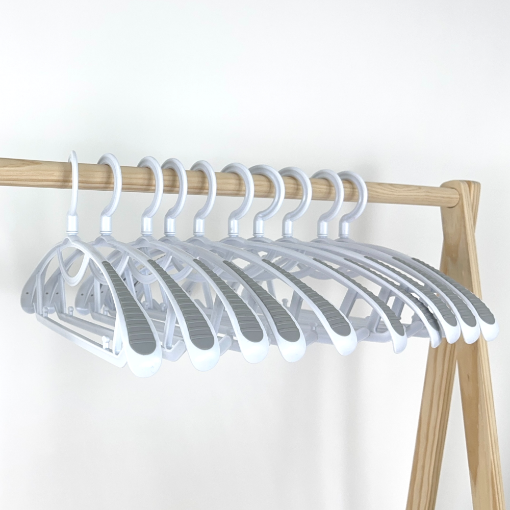 올지 올인원 회전 어깨뿔방지 옷걸이 화이트, 30개