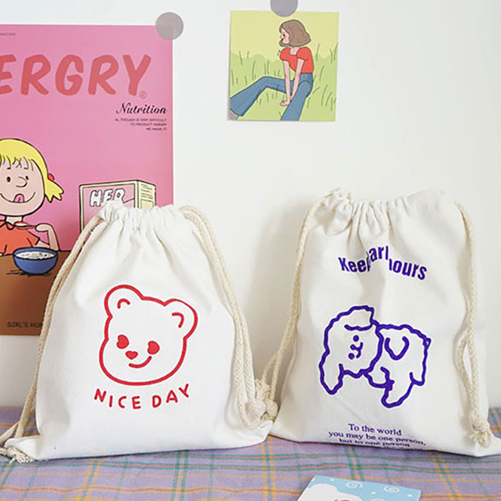 복조리파우치 더스트백 미니 이너백 여행용 캐릭터 복주머니 - 상세 이미지 5