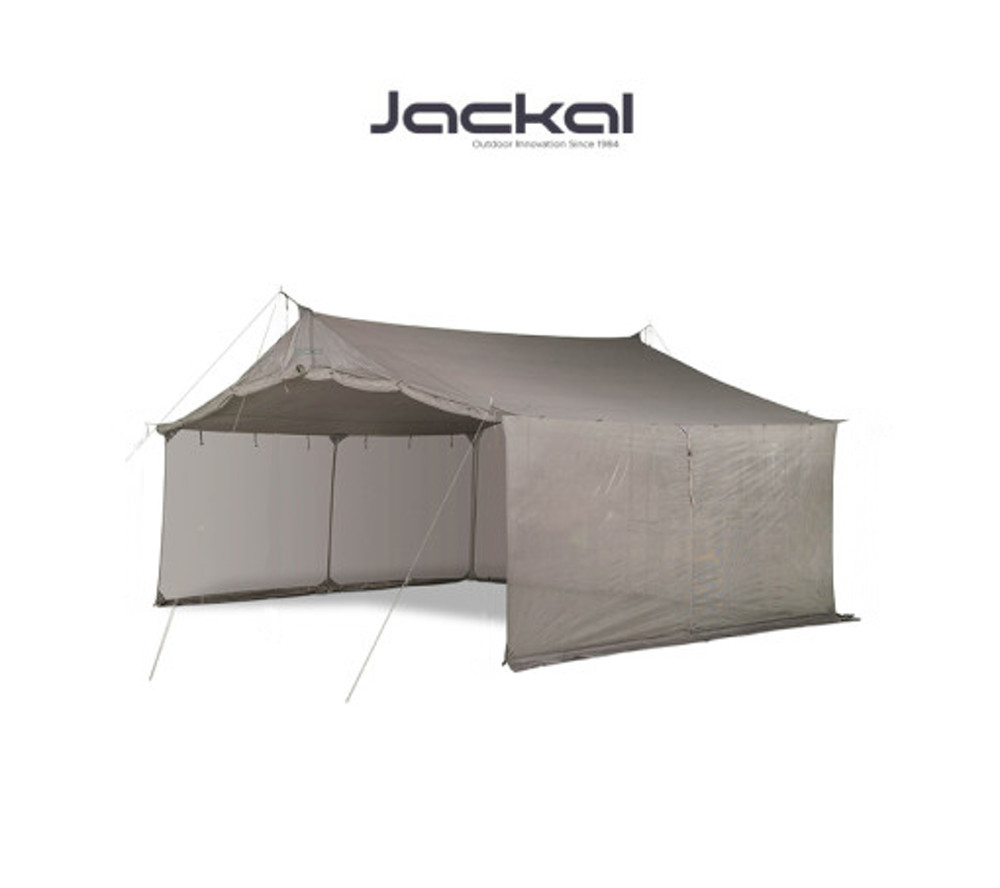 [쟈칼] 메쉬 스크린 모기장 그늘막 블랙타프 장착