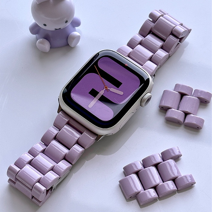 TXLX 애플워치 컬러풀 호마이카 스트랩 밴드 9 8 7 6 SE 2 시계줄