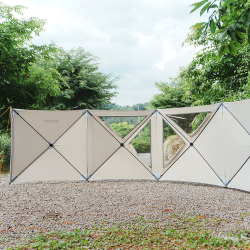 스노우라인 오토 윈드 스크린 바람막이 윈드스크린 자동설치 면혼방 PVC