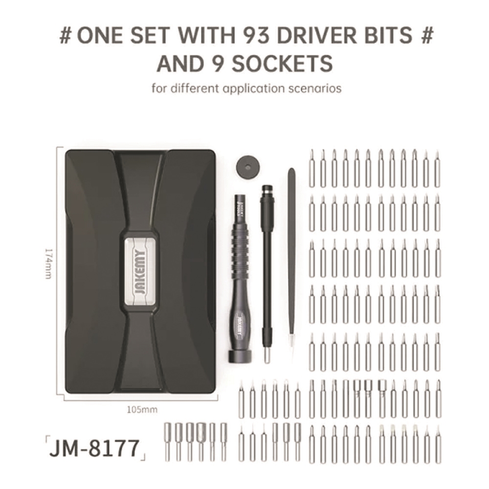 JAKEMY 자케미 정밀 드라이버세트 106종 JM-8177 - 상세 이미지 2