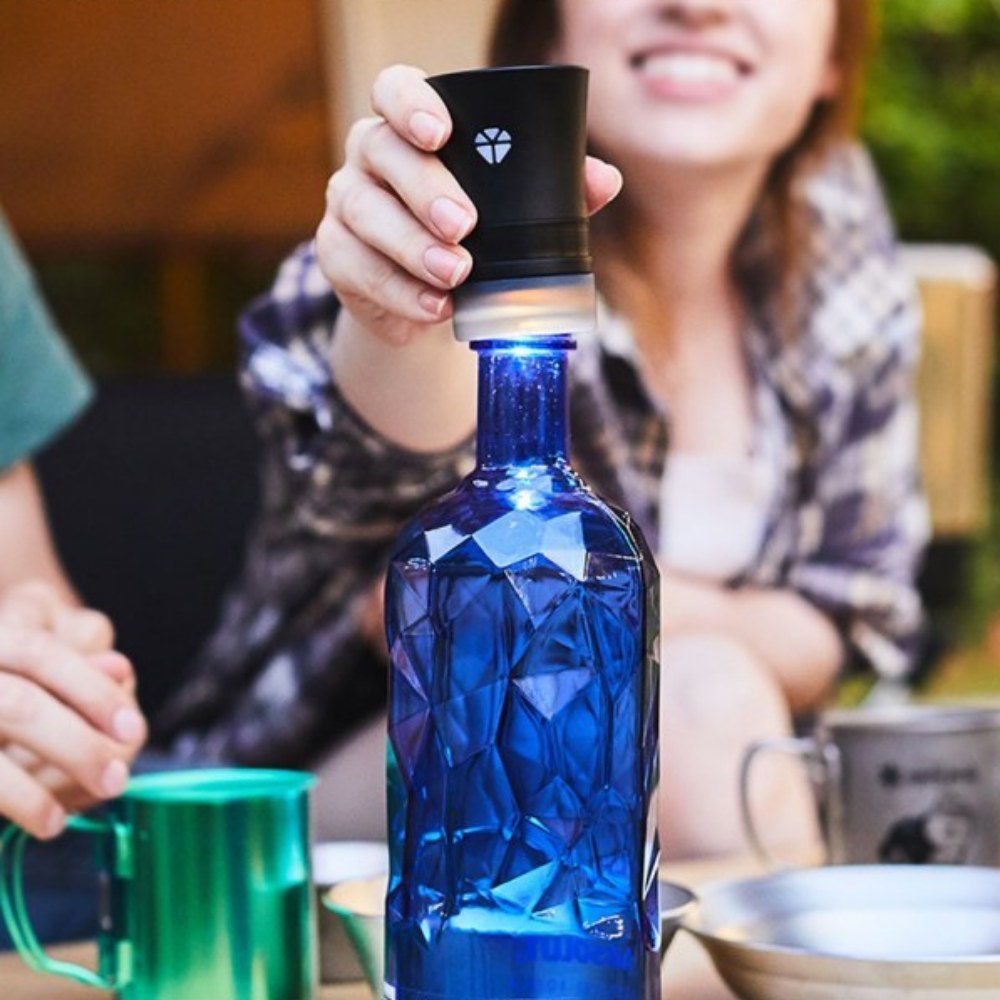 자이글 병뚜껑 스피커 공병 울림 우퍼 효과 캠핑 등산 피크닉 휴대용 미니 블루투스 스피커