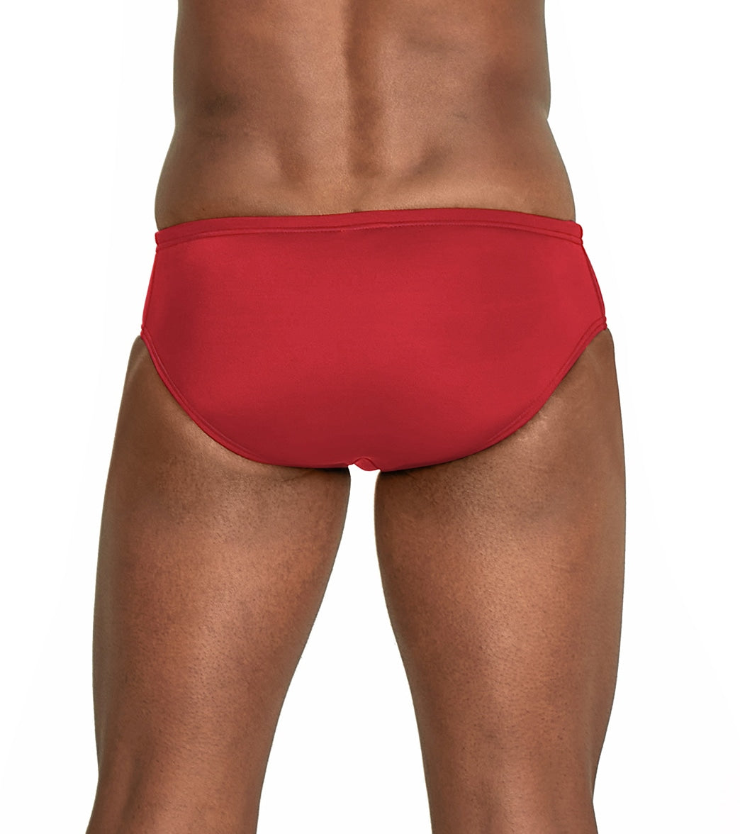 스피도 남성 에코 프로 LT 솔리드 브리프 삼각 수영복 Speedo Red - 상세 이미지 2