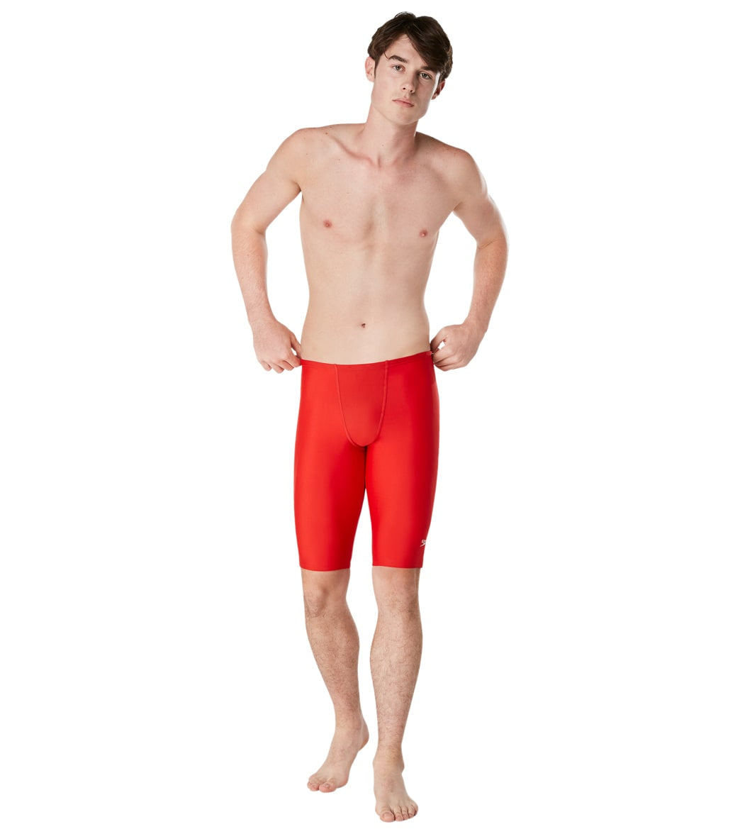 스피도 남성 에코 프로 LT 솔리드 재머 5부 수영복 Speedo Red - 상세 이미지 4