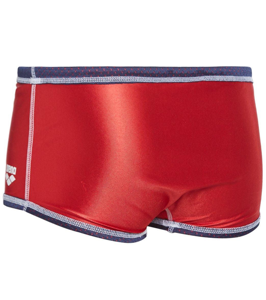 아레나 남성 리버서블 드래그 사각 수영복 Navy/Red, 28 - 상세 이미지 4