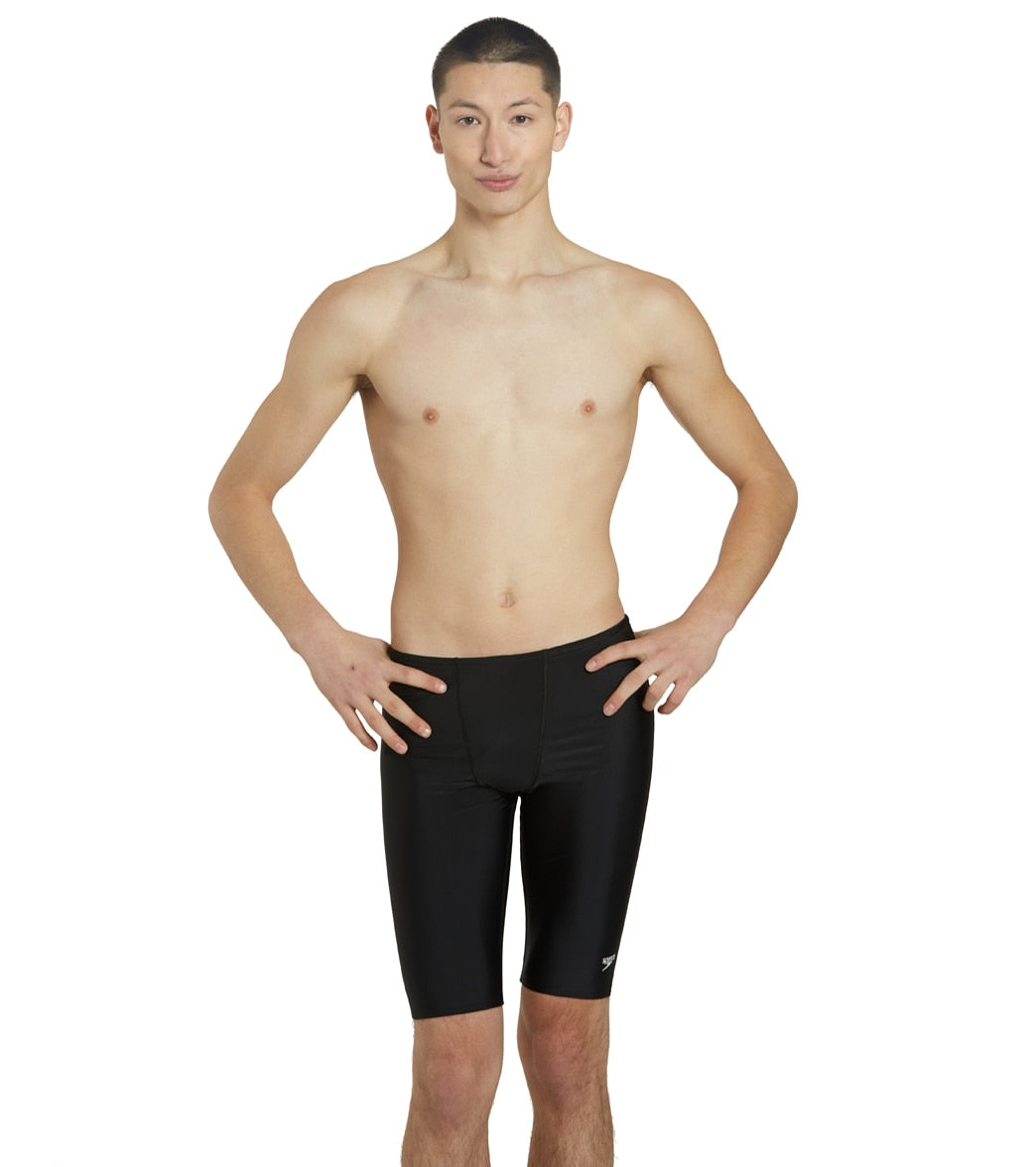 스피도 남성 에코 프로 LT 솔리드 재머 5부 수영복 Speedo Black - 메인 이미지