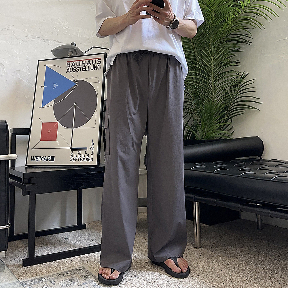 1+1 남자냉장고바지 건빵 카고바지 남성와이드팬츠