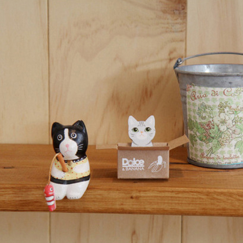DIY 고양이 박스 점착 메모지 접착 포스트 마커 잇 떡메 다꾸 떡메모지 다이어리 꾸미기 - 상세 이미지 4