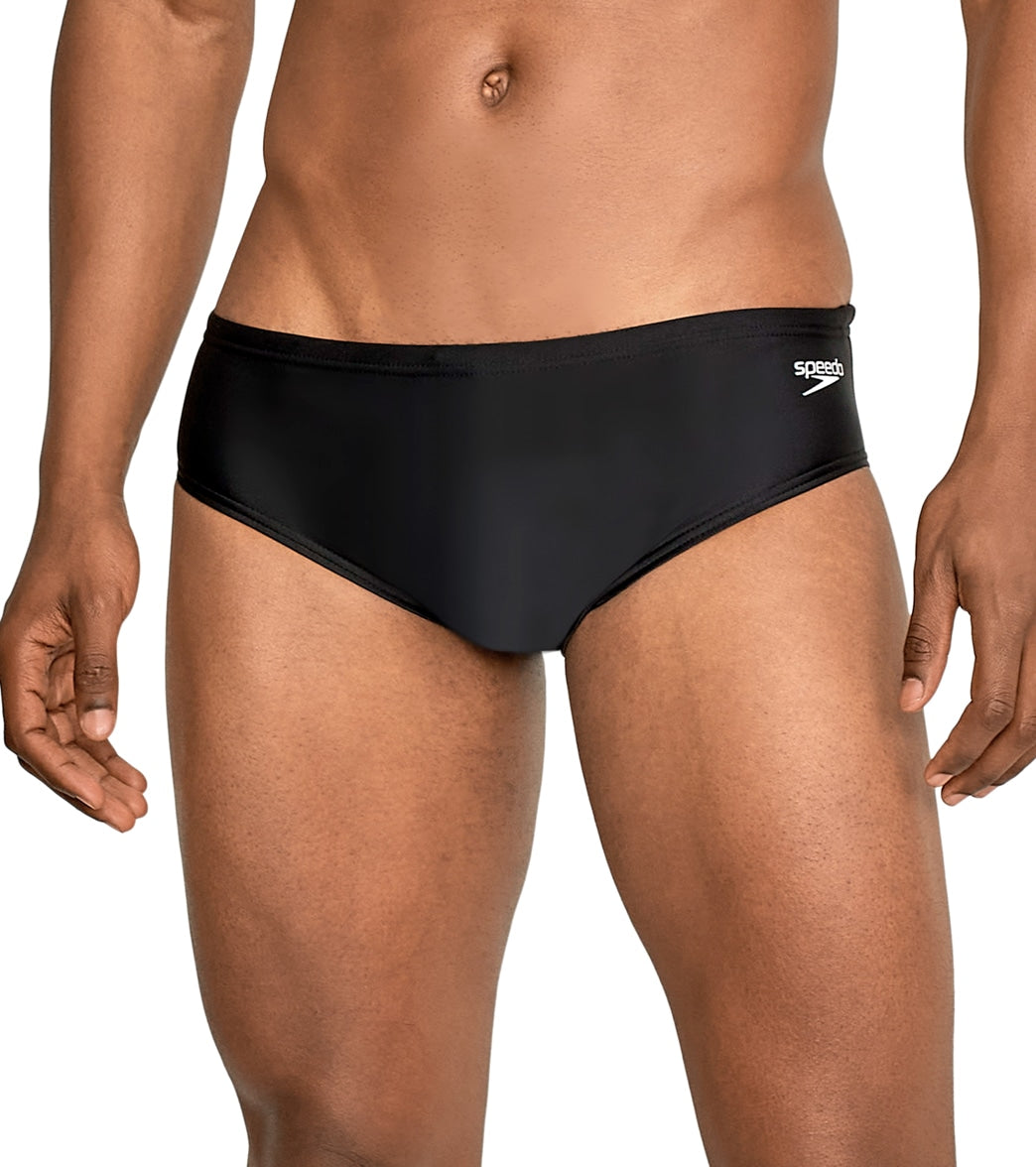 스피도 남성 에코 프로 LT 솔리드 브리프 삼각 수영복 Speedo Black - 상품 이미지