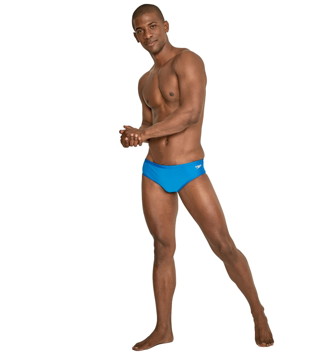스피도 남성 에코 프로 LT 솔리드 브리프 삼각 수영복 Speedo Blue - 상세 이미지 4