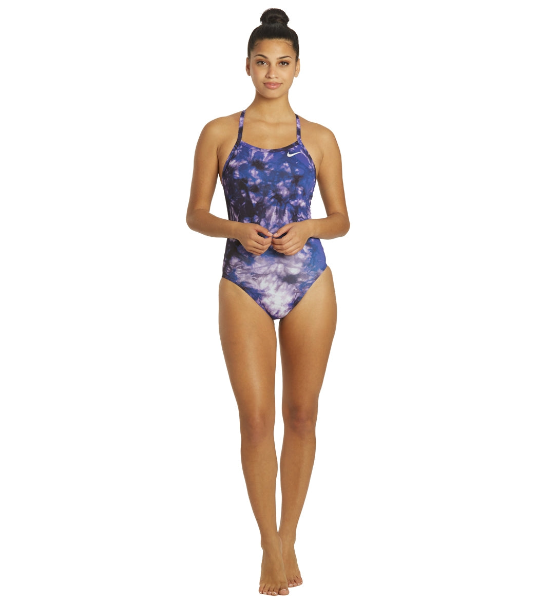 나이키 여성 하이드라스트롱 타이다이 크로스백 원피스 수영복 Court Purple, 22 - 상세 이미지 2