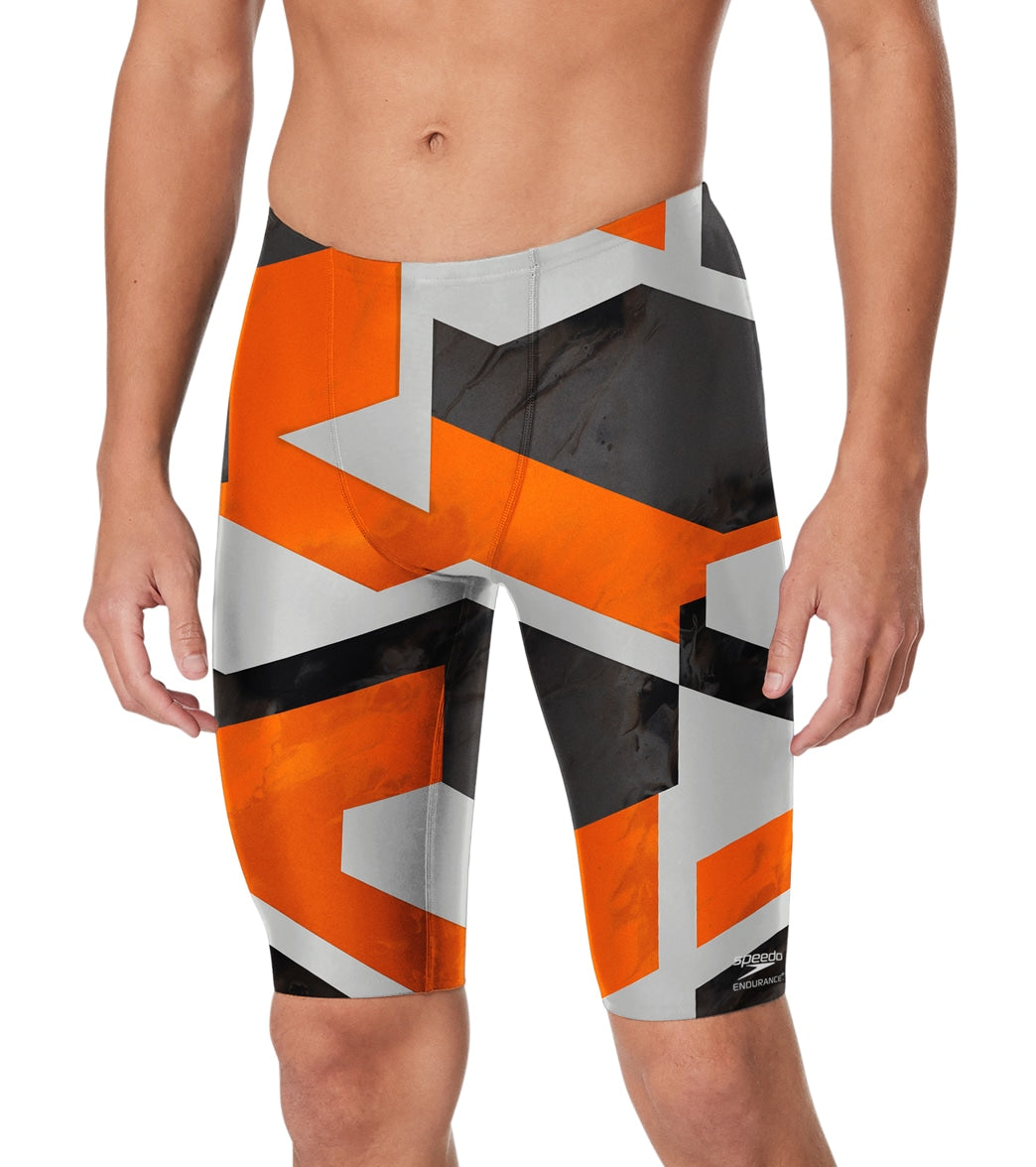 스피도 남성 글리머 재머 5부 수영복 Speedo Orange - 메인 이미지