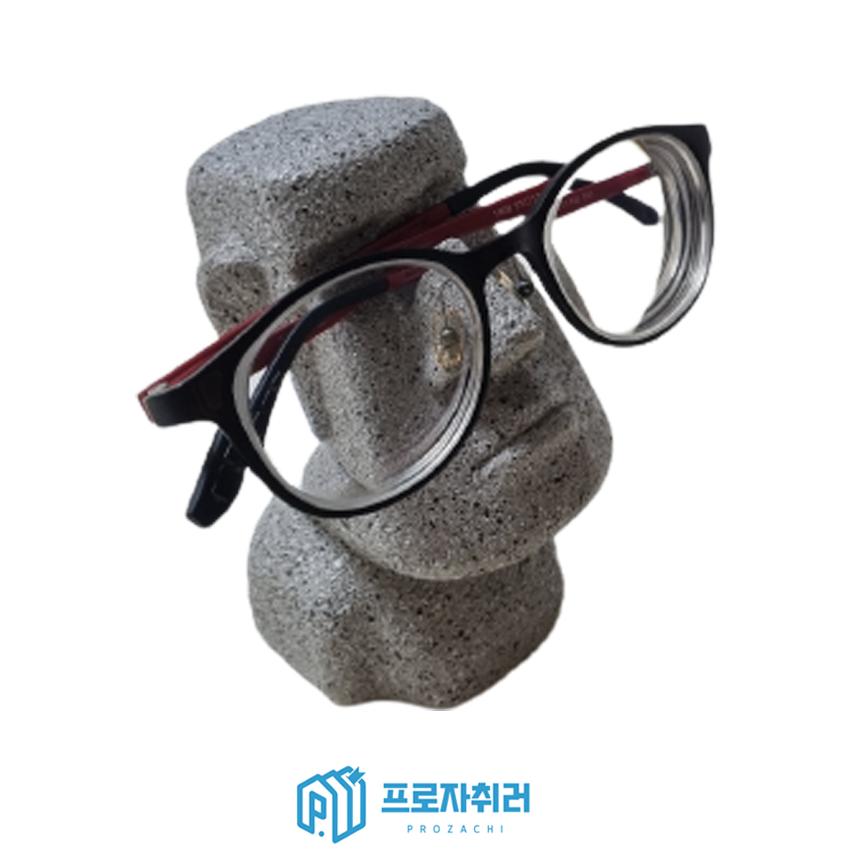 안경 거치대 받침대 안경 진열대 모아이석상 - 상세 이미지 2