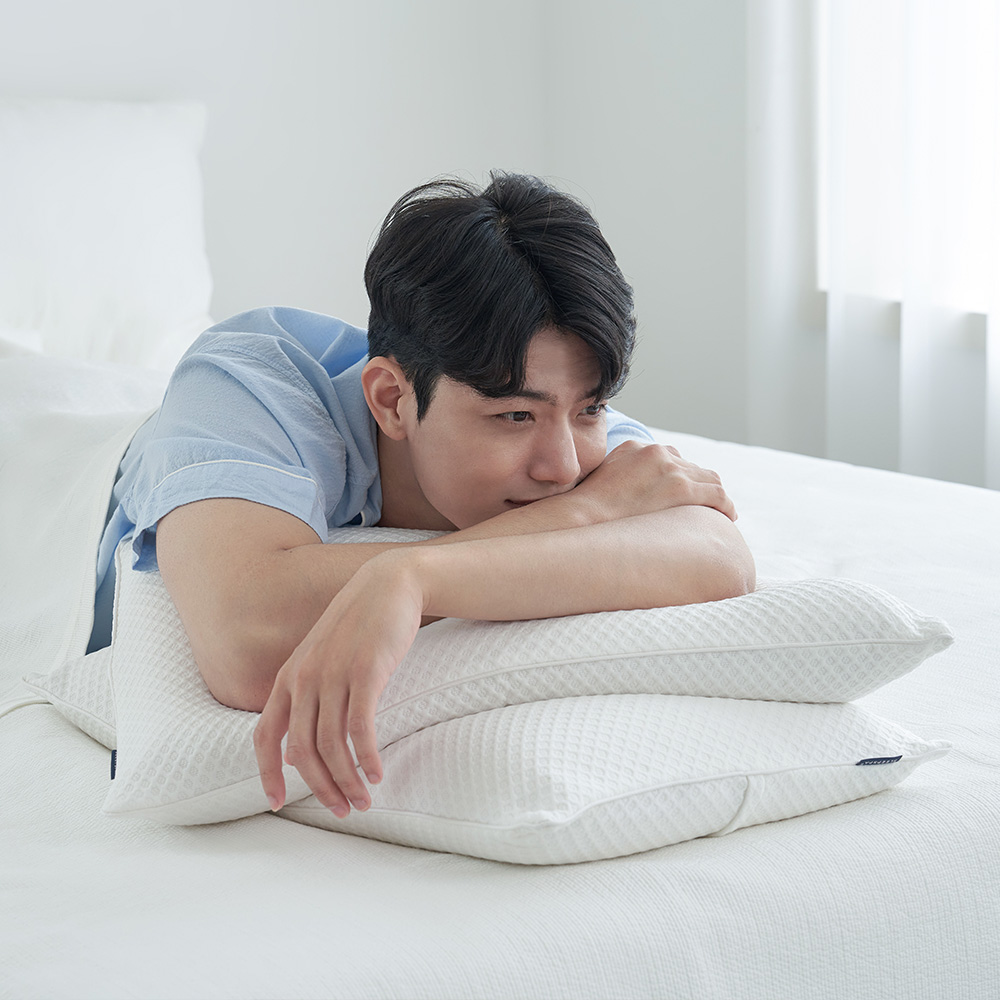 경추베개 낮은 기능성 숙면 경추목베개 에어쿨링베개