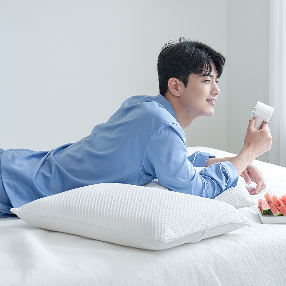 경추베개 낮은 기능성 숙면 경추목베개 에어쿨링베개