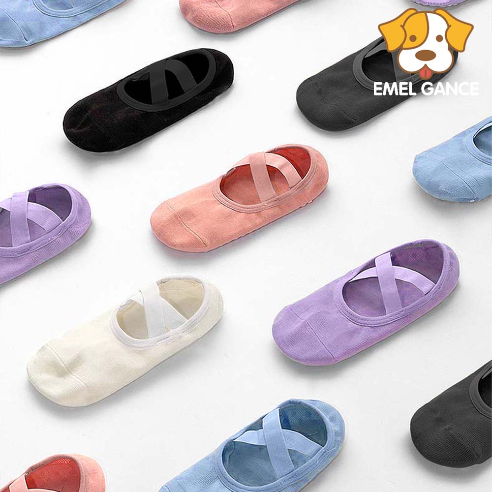 에멜강스 크로스밴드 필라테스 양말 요가 삭스 논슬립 토삭스 제품 이미지