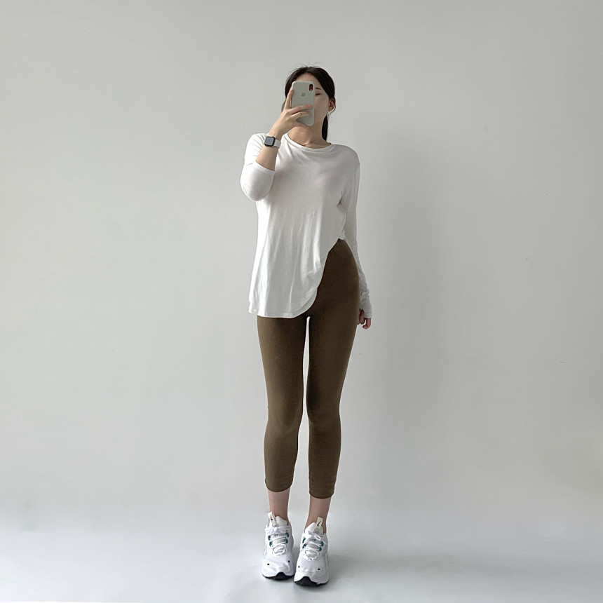 [무료배송]코튼레깅스 면레깅스 필라테스 요가 운동복 레깅스 임부복 임산부 운동 순면 밴딩 트레이닝 상세 이미지 67