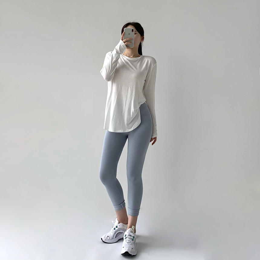 [무료배송]코튼레깅스 면레깅스 필라테스 요가 운동복 레깅스 임부복 임산부 운동 순면 밴딩 트레이닝 상세 이미지 76