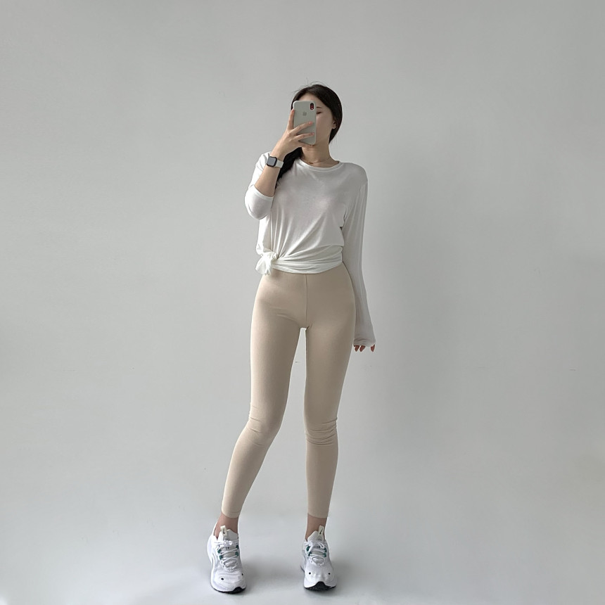 [무료배송]코튼레깅스 면레깅스 필라테스 요가 운동복 레깅스 임부복 임산부 운동 순면 밴딩 트레이닝 상세 이미지 51